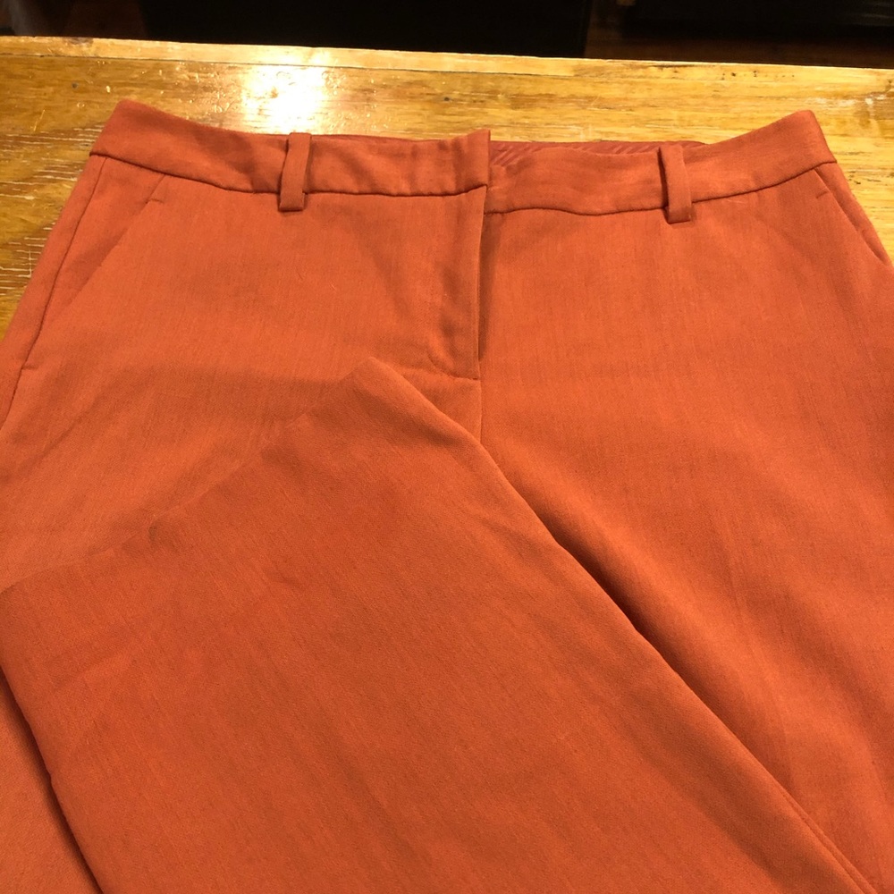 The limited size 12 dress pants like new orange